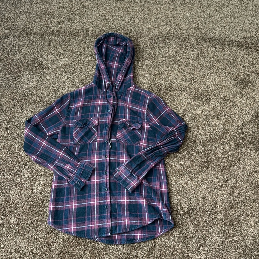 Destined medium hooded flannel